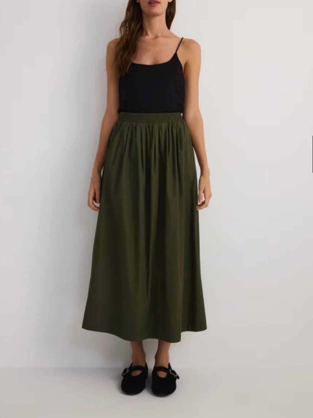 Reserved brand Olive Skirt size XL